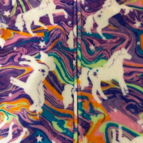 Children’s Place Girl’s Unicorn Onesie Pajamas. Size 7-8/medium - Picture 9 of 9